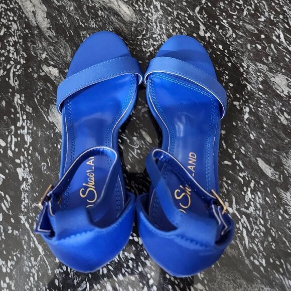 BRAND NEW SHOE LAND MADELINE-WOMENS OPEN TOE ANKLE STRAP CHUNKY BLOCK LOW HEEL - Picture 12 of 16